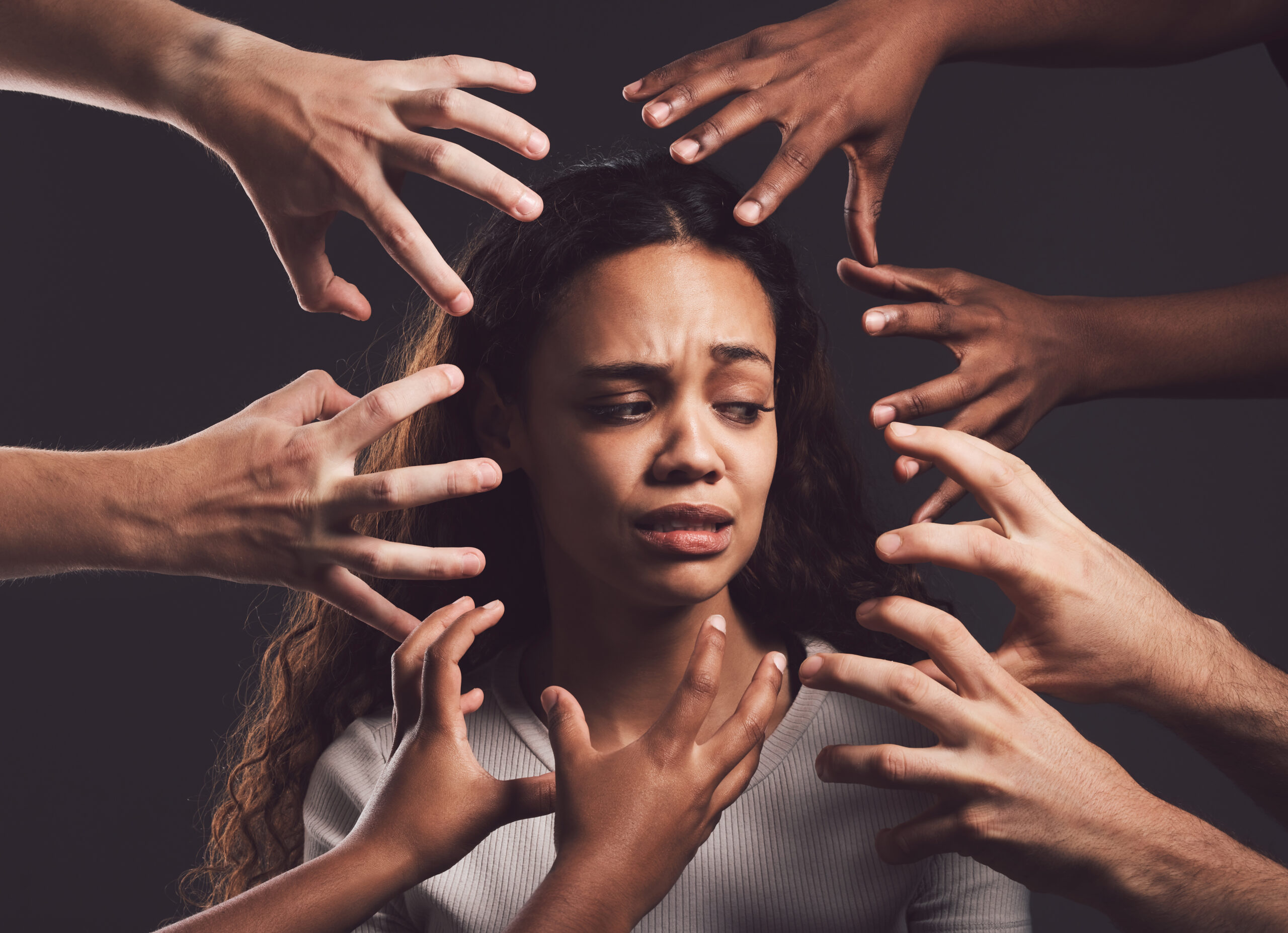 Illustration symbolisant le psychotrauma et ses conséquences psychologiques, par Catherine Blandiaux